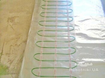 Выполняю монтаж электронагревательных матов