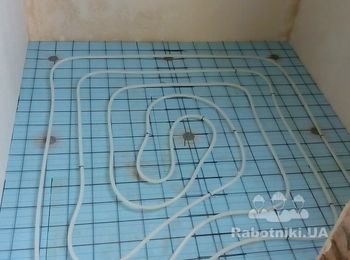 заливка теплых полов