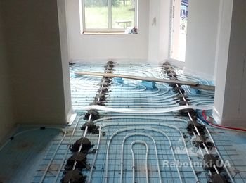 заливка теплых полов