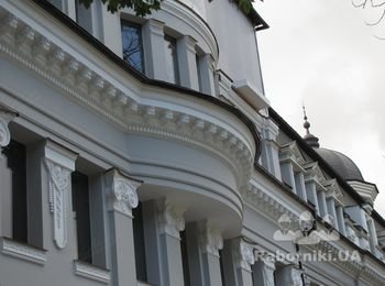 Лепнина на фасаде Киев