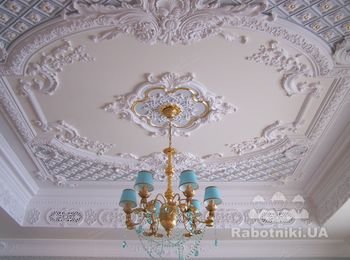 Лепной декор из гипса в интерьере г. Киев