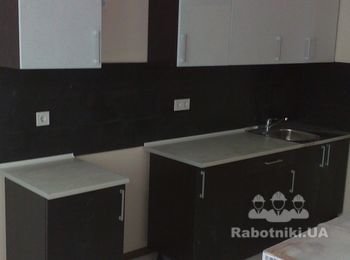 Кухни в квартиры с обустройством для строительной компании ИнтерГал  Буд ЖК "Яскравый"