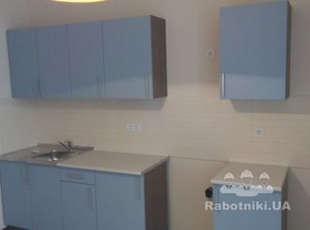 Кухни в квартиры с обустройством для строительной компании ИнтерГал  Буд ЖК "Яскравый"