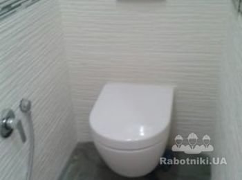 санузел навесной унитаз с гигиеническим душем