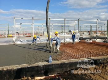 Бетонные работы вахтового городка