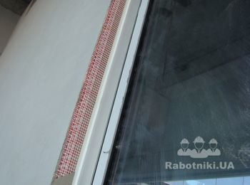 Образец утепления фасадной стены из газоблока
