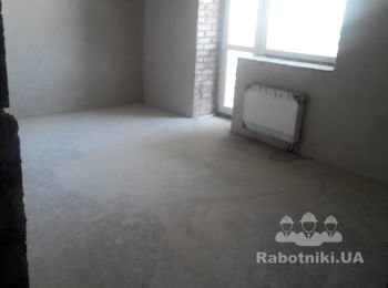 Комната до ремонта.