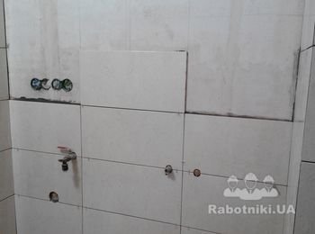 Заусовка угла колонны под 45 градусов.