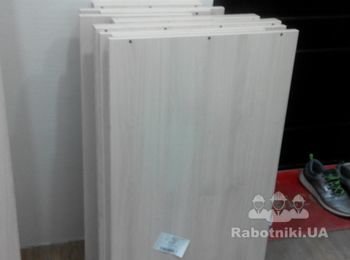 Приехали спроектированные нами шкафы.