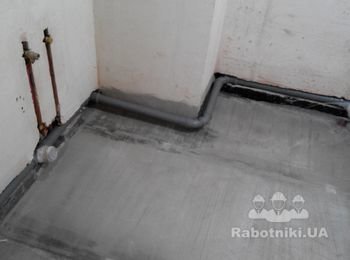 Залита стяжка.