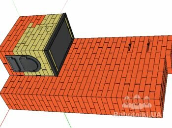 Плита варочная (с равномерным нагревом поверхности) с отопительным 2х-колпаковым щитком
