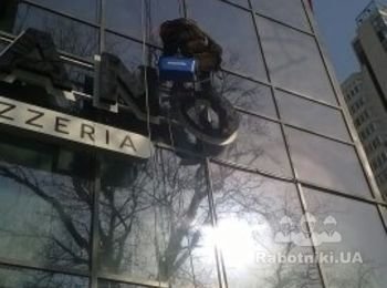Мойка зданий...