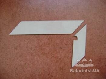 Порезка плитки по угло 45 градусов.