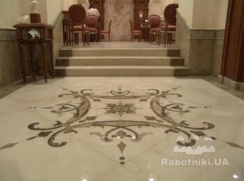 Шлифовка, полировка, укладка, реставрация мрамора.