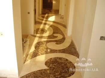 мраморный пол, порезка мраомра, порезка гранита.