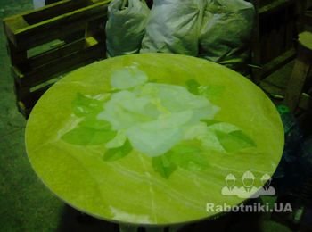 мраморные столы ручной работы.