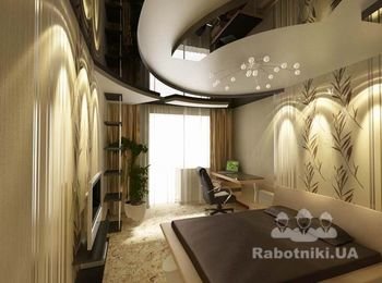 дизайн проэкт, ремонт спальни.