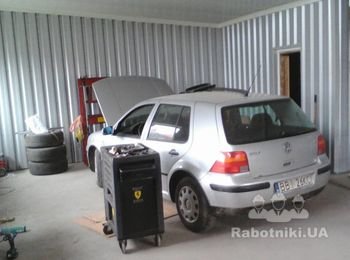 Обшивка СТО профнастилом