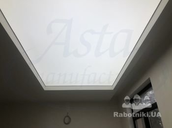 Натяжной потолок с подсветкой