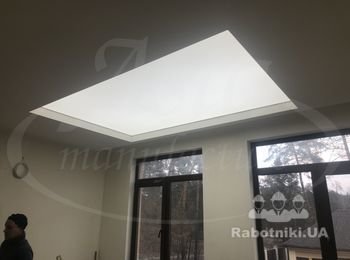 Натяжной потолок с подсветкой