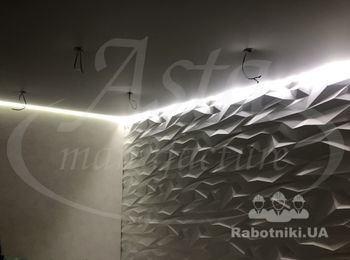 Парящий натяжной потолок