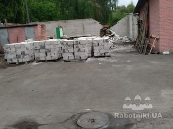 Разобрали домик и сохранили пеноблоки