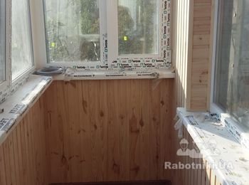 Балкон не окрашен