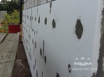Утепление стены