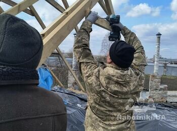 Монтаж кроквяної системи