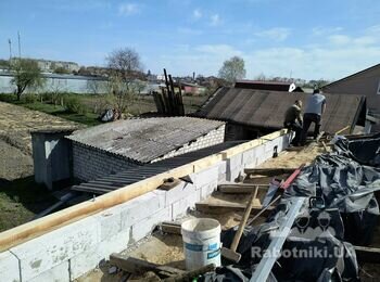 Монтаж мауерлату