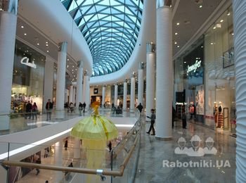 обшивка колонн и перекрытий атриумов, Оушен-плаза
