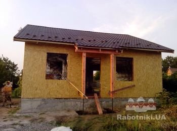 Запорожье, собранный домокомплект садового домика