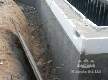 Фундамент под здание крытого бассейна