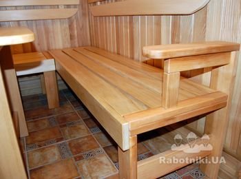 Отдых в комнате отдыха после парилки за чашкой чая.