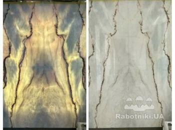 Изделия и монтаж пано из оникса