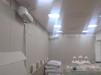 Монтаж гипсокартонной системы