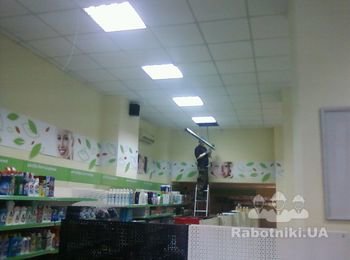 Монтаж системы освещения