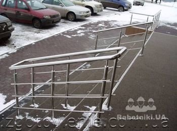 Перила из нержавеющей стали, нержавейки, поручни, ограждения, лестницы, отбойники http://izgotovlenie.com.ua/