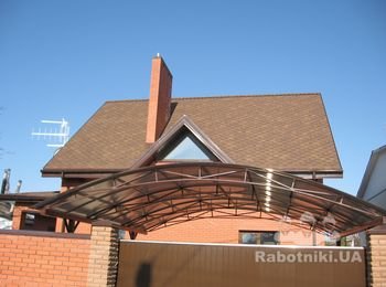 ТТ. Монтаж крыши, кровельные работы. Черепица ТехноНиколь. г. Днепропетровск