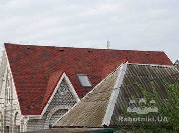 ТТ. Монтаж битумной черепицы Тegola. г. Подгородное