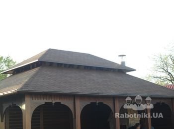 ТТ. Кровля беседки. Черепица Тегола. г. Кривой Рог