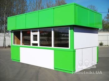 Производим торговые павильоны и киоски на модульной основе.
Изготовляем продукцию в собственном полностью оборудованном цеху, после доставляем уже готовую конструкцию к заказчику. Доставка по всей территории Украины.