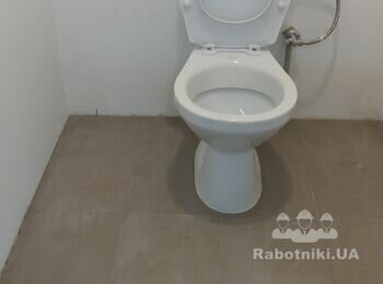 Установка унитаза