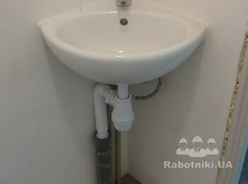 установка умывальников