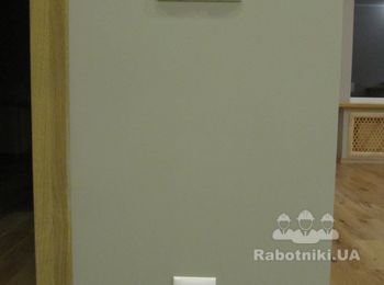 Установленная и подключенная фурнитура Legrand Valena (Франция) (после);