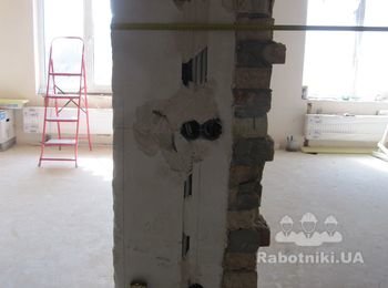 Подвод кабельной продукции (до);