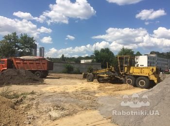 планировка участка под газон