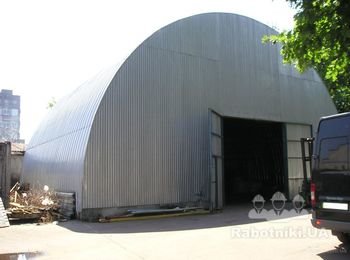 Склад металлоконструкции
Построим в кратчайшие сроки склад, ангар, холодный , тёплый , 
выполняем работы качественно , своевременно от фундамента до кровли под ключ. 
Обшиваем сендвич панелями или профлистом.