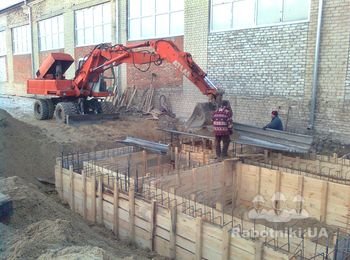 фундамент под пром оборудование завода в пгт Березне