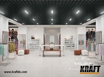 Подвесной потолок кассетный грильято GLK 15/15 KRAFT с системой освещения KRAFT Led.
http://kraftds.com